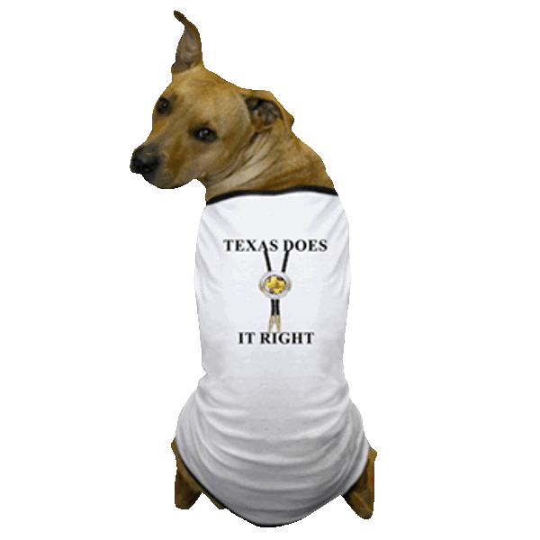 Dog T-Shirt - Texas Design